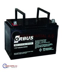 12V 100AH Orbus Elektrikli Bisiklet Aküsü