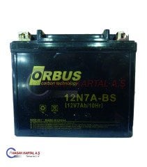 12N7A-BS (12N7L-BS) Orbus Motorsiklet Aküsü