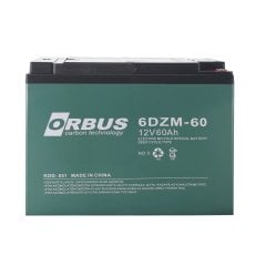 12V 60 AH (6FMJ60) Orbus Elektrikli Bisiklet Aküsü